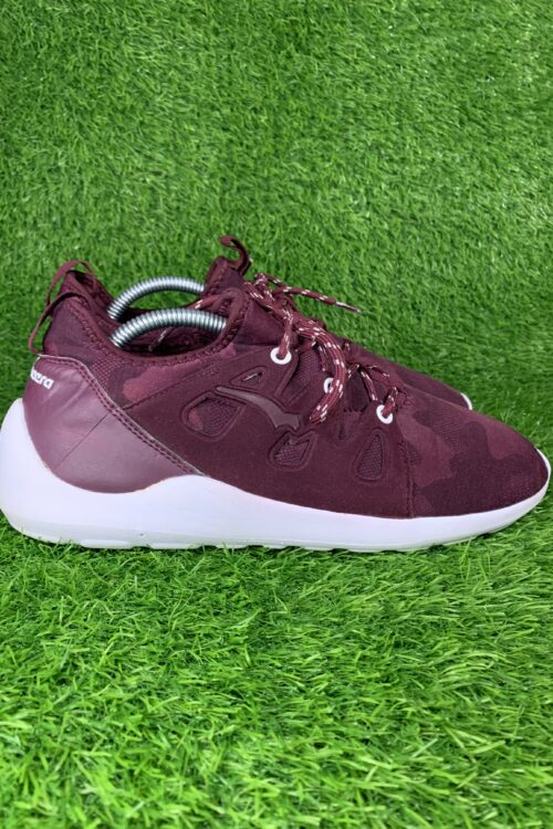 Bagheera white and burgundy sneakers